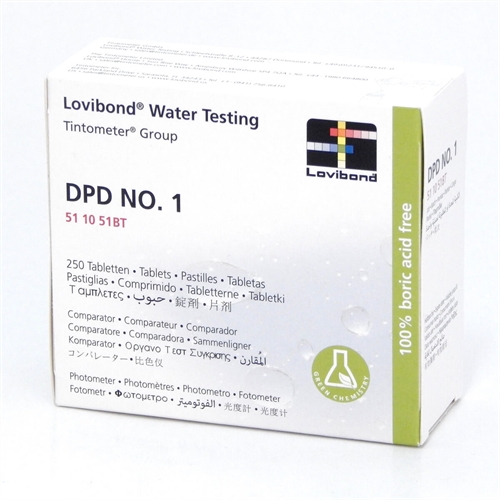 DPD nr 1 test piller 50 stk. til fotometer tester